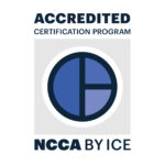 Logo for NCCA BY ICE Accredited Certification Program